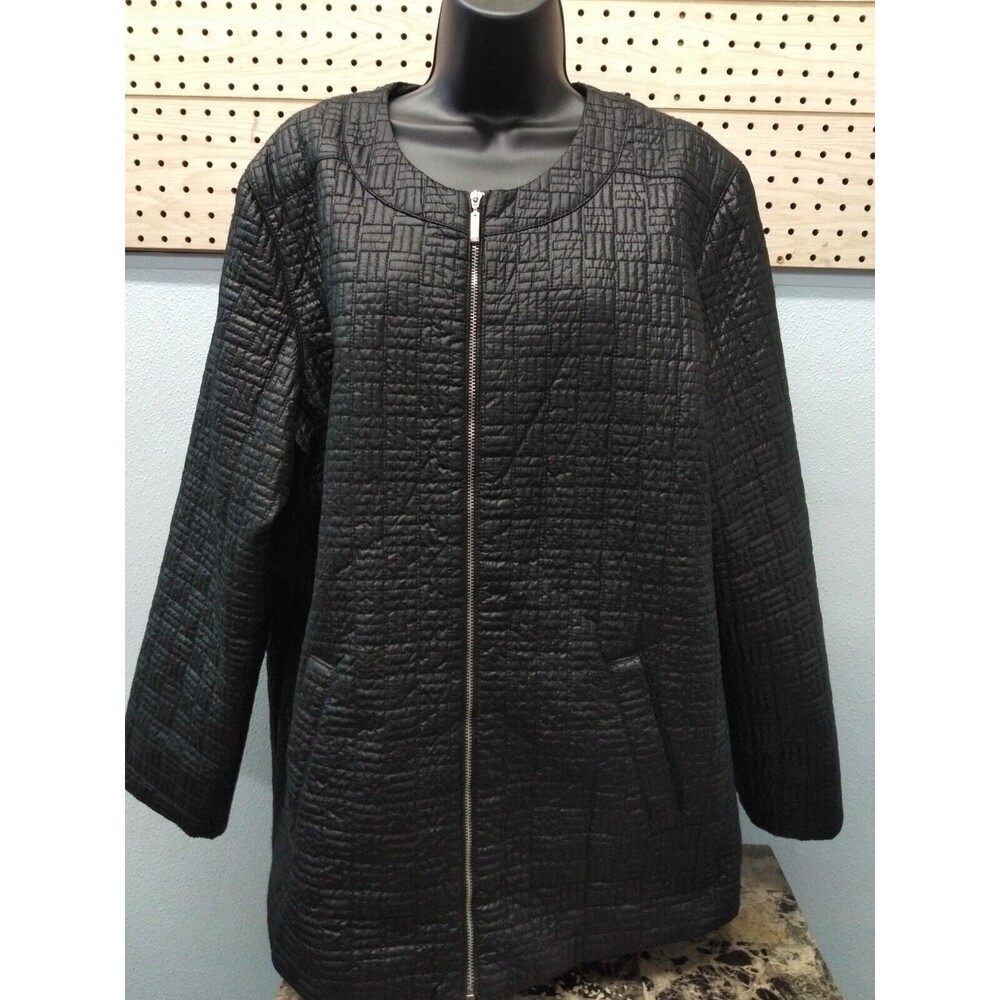 Sag Harbor Black Textured Jacket